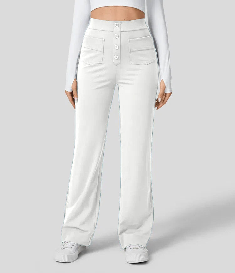 Hoch Taillierte Hose für Elegante Silhouette