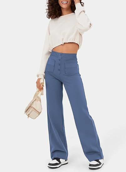 Hochtaillierte Weitbeinhose für elegante Anlässe