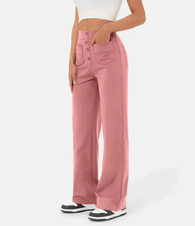 Hochtaillierte Weitbeinhose für elegante Anlässe
