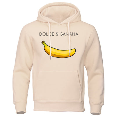 Hoodie - Bananendruck - Kängurutasche - Pullover Hoodie - Herren Hoodies