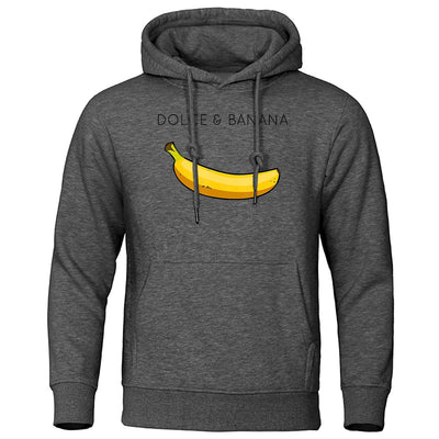 Hoodie - Bananendruck - Kängurutasche - Pullover Hoodie - Herren Hoodies