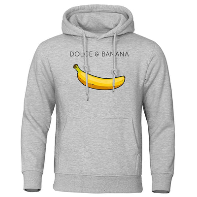 Hoodie - Bananendruck - Kängurutasche - Pullover Hoodie - Herren Hoodies