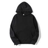 Hoodie Herren | Warm & Komfort-Fit mit Kängurutasche – Schwarz