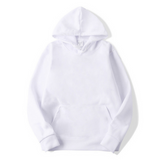 Hoodie Herren | Warm & Komfort-Fit mit Kängurutasche – Weiß