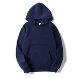 Hoodie Herren | Warm & Komfort-Fit mit Kängurutasche – Dunkelblau