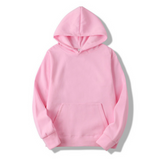 Hoodie Herren | Warm & Komfort-Fit mit Kängurutasche – Rosa