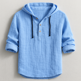Hoodie für Herren | Verstellbare Kapuze & angenehmer Tragekomfort – Blau