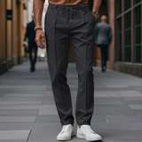 Hose Herren Elegant | Smart Look & Flexibler Bund – Schwarz