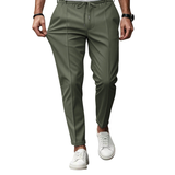 Hose Herren Elegant | Smart Look & Flexibler Bund – Dunkelgrün