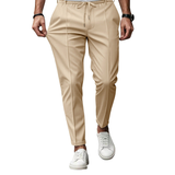 Hose Herren Elegant | Smart Look & Flexibler Bund – Khaki