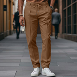 Hose Herren Elegant | Smart Look & Flexibler Bund – Braun