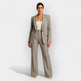 Hosenanzug Damen | Gerade Passform & Eleganter Auftritt – Grau