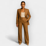 Hosenanzug Damen | Gerade Passform & Eleganter Auftritt – Khaki