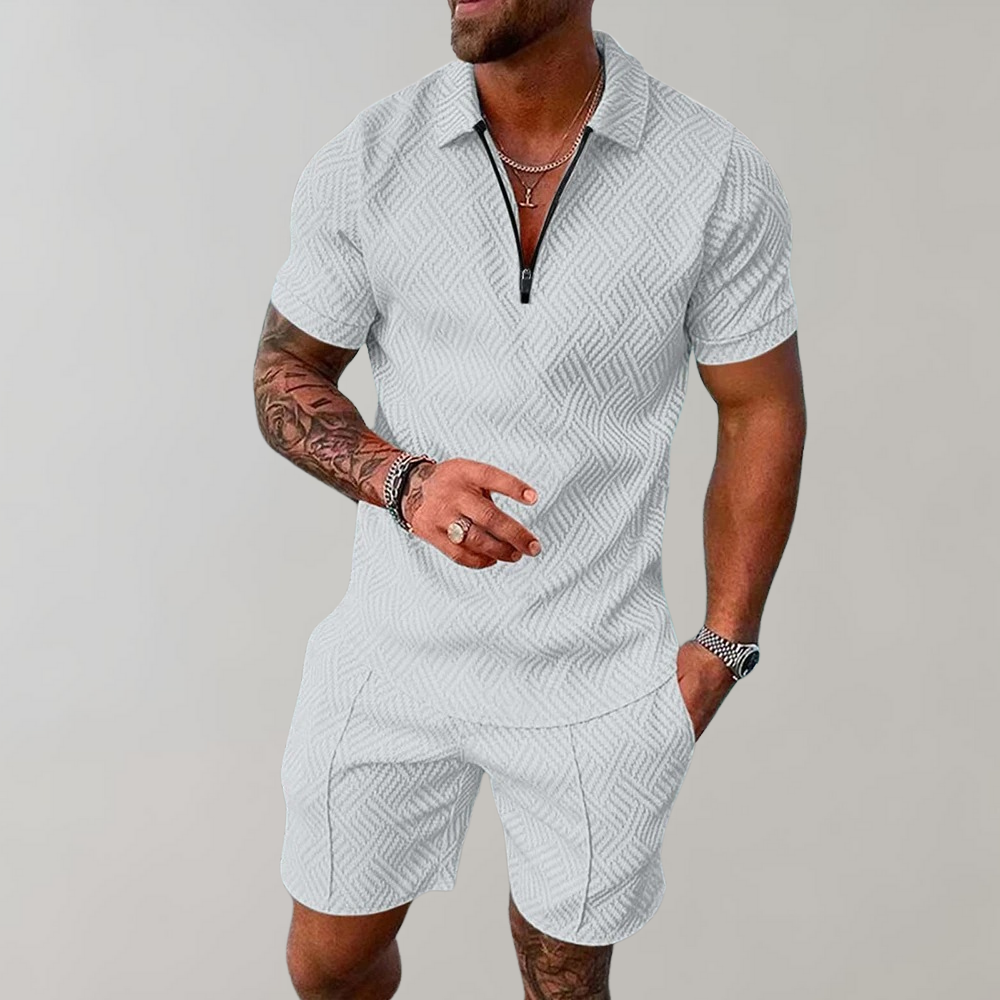 Herren Sommer Hemd Und Short Set | 2 Stück