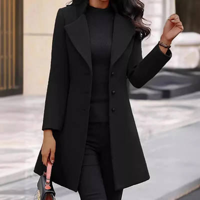 Eleganter Damenmantel mit figurbetonter Passform - Modern und stilvoll