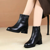 ESTEFANIA® – LEDERSTIEFEL ⏐ PREMIUM-EDITION – Schwarz