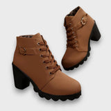 GULIA® – LEDERSTIEFELETTEN ⏐ PREMIUM-EDITION – Braun