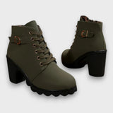 GULIA® – LEDERSTIEFELETTEN ⏐ PREMIUM-EDITION – Grün