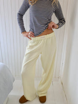 Marie | Lounge-Hose Damen stilvoll und bequem geschnitten – Gelb