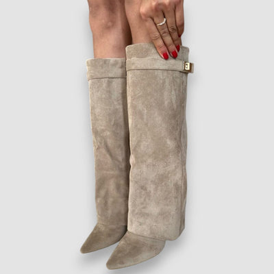 Lidia | Stiefel mit modernem Reißverschluss