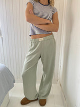 Marie | Lounge-Hose Damen stilvoll und bequem geschnitten – Grün