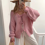 Clara | Moderner Damen-Strickcardigan mit Stil – Rosa
