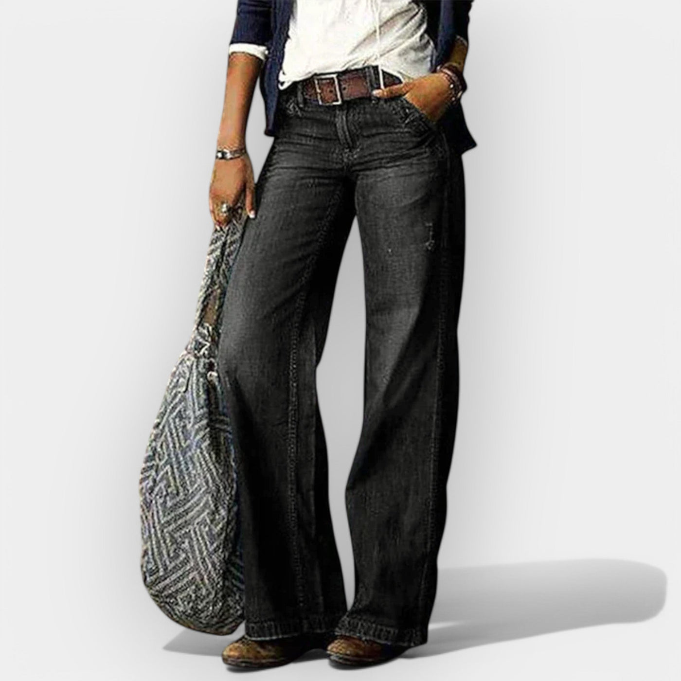 Modische Elegante Damen Stoffhose