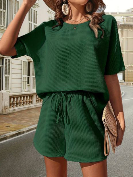 Damen Zweiteiler Loungewear Kombi-Set Elegant