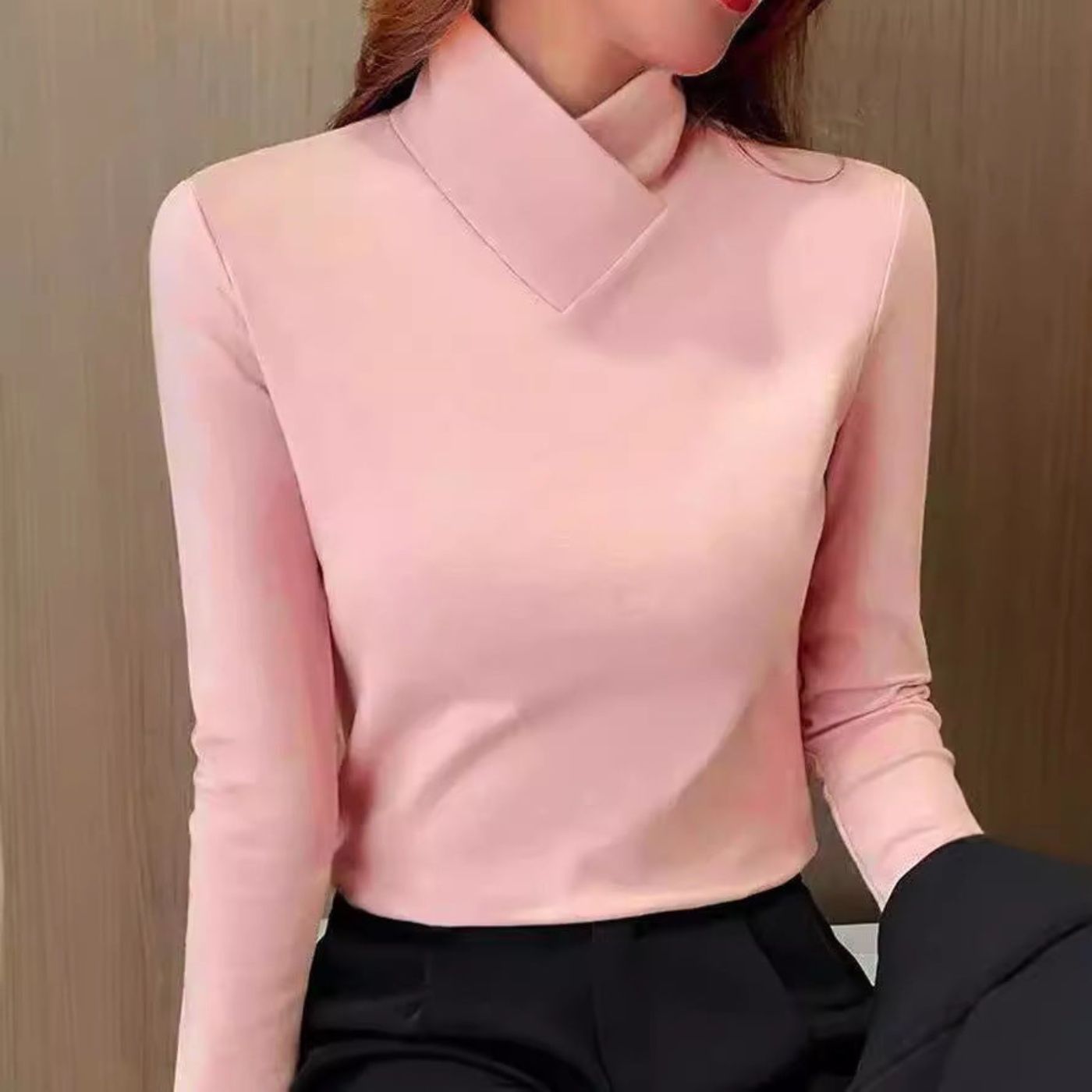 Ivonne – Eleganter Rollkragenpullover mit Langem Arm