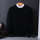 Luxuriöser Kaschmirpullover für Herren - Oliver – Schwarz