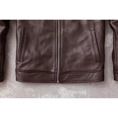 Elegante Herren-Lederjacke aus hochwertigem Echtleder - Zeitlos und stilvoll