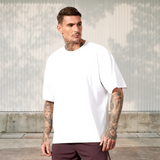 Milan | Lässiges Oversize Herren T-Shirt – Weiß
