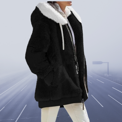 Damen Oversized Teddyjacke | Kuschelig & Warm | Wintermantel
