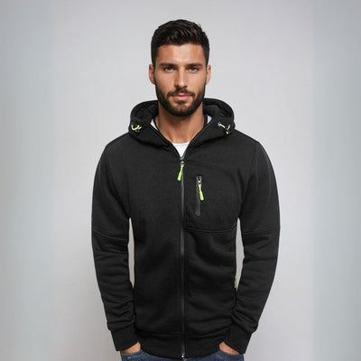 Herren Strickjacke mit Kapuze - Vielseitig & Funktional