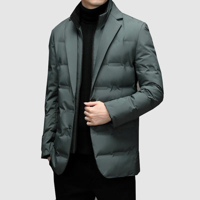 Herren Winterjacke | Slim Fit Gestepptes Design