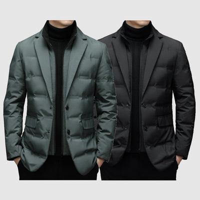 Herren Winterjacke | Slim Fit Gestepptes Design