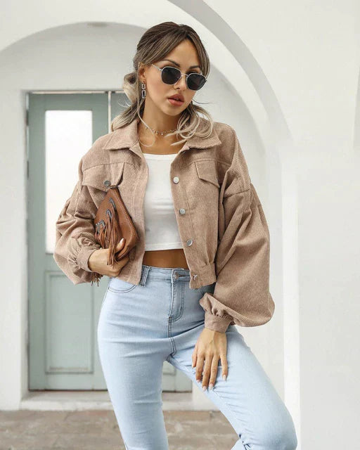 Gekürzte und modische Damen Winterjacke