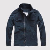 Jeansjacke Herren | Retro-Look & Viele Taschen – Dunkelblau