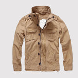 Jeansjacke Herren | Retro-Look & Viele Taschen – Khaki