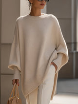 Emma | Oversize Wollmischpullover Mit Modernem Komfort – Beige