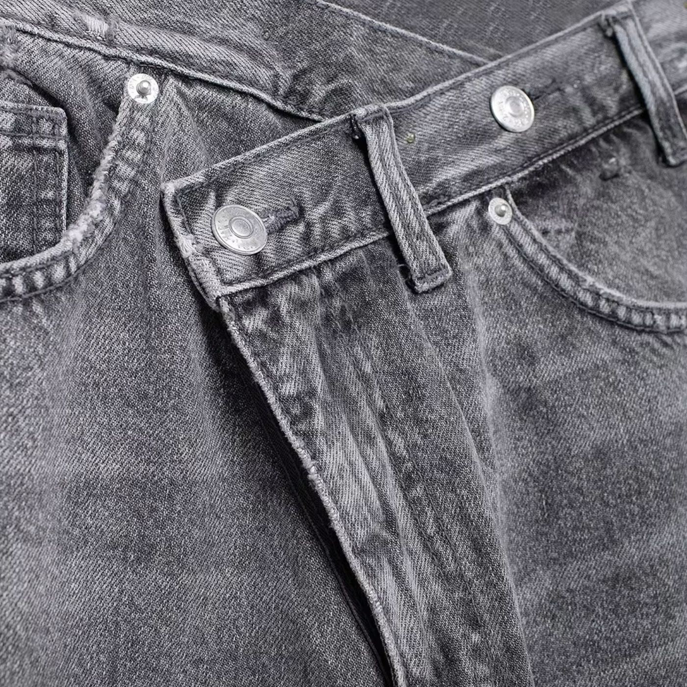 Jessica – Jeans mit asymmetrischem Verschluss