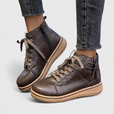 Lena | Orthopädische Winterstiefel Im Boho-Stil Für Damen – Braun