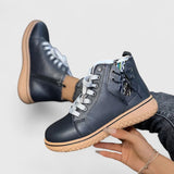 Lena | Orthopädische Winterstiefel Im Boho-Stil Für Damen – Schwarz