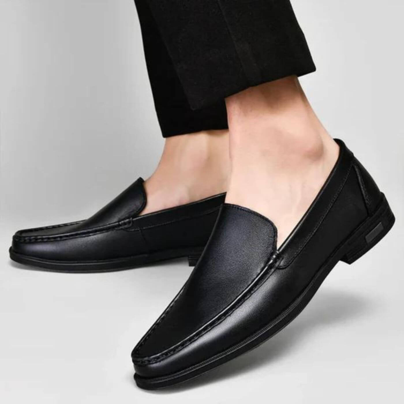 Jonas – Luxuriöse Orthopädische Leder-Loafer