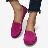 Flache Slipper für Damen | Schuhe für die Arbeit im Büro – Rosa