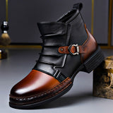 Lukas | Handgefertigte Echtlederstiefel Für Herren – Cognacbraun
