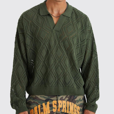 Leichtes Herren Strickshirt