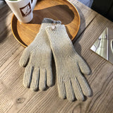Isolde | Damenhandschuhe mit Touchscreen – Khaki