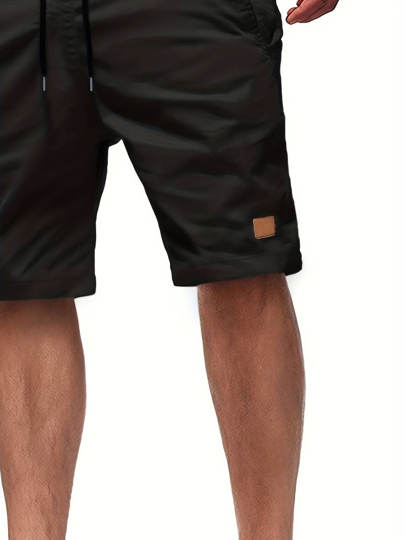 Lässige Kordelzug-Shorts für Herren - Abgeschnitten & Bequem