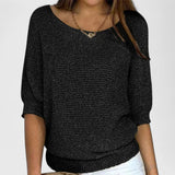 Elise | Stilvoller Und Bequemer Pullover Für Damen – Schwarz